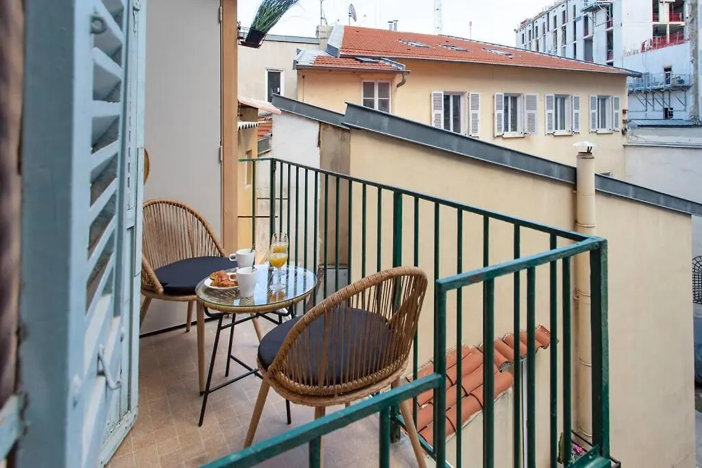 L19 1Bdr Massena Central 2Mins Sea/Promenadeac/Balcony Nicea 0*,
